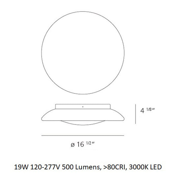 Lunex LED Wall / Ceiling Light
