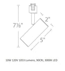 LED2010 Silo X10 Track Head