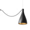 Swell Single String Pendant Light  option Black / Brass