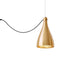 Swell Single String Pendant Light  option Brass / Brass
