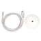 Swell Pendant Light Canopy and Plug  option White