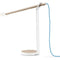 Gravy LED Desk Lamp  option White Oak / Matte White