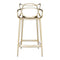 Masters Metal Stool  option Gold