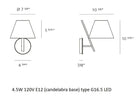 La Petite Wall Light