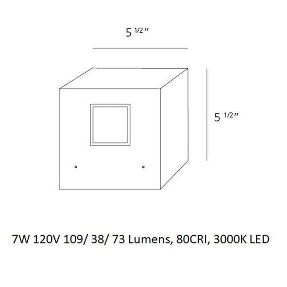 Effetto Two Light Outdoor Wall Light