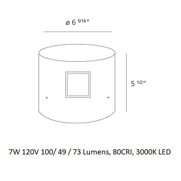 Effetto Two Light Outdoor Wall Light