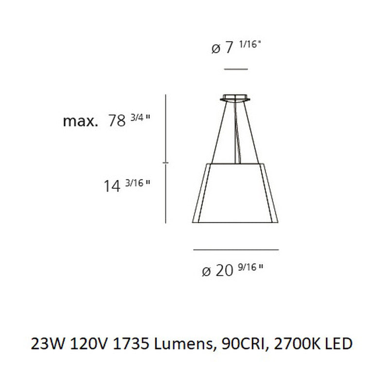 Tolomeo Mega Outdoor Pendant Light
