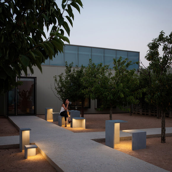 Empty Outdoor Bollard Lamp