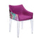 Madame Lounge Chair  option Rome/Crystal