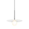 Bola Disc Pendant Light  option Gloss White
