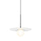 Bola Disc Pendant Light  option Gloss White