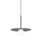 Bola Disc Pendant Light  option Gunmetal/Black Chrome