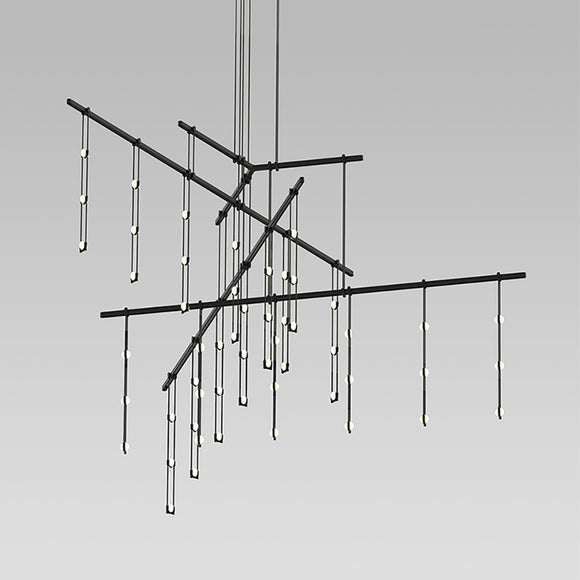 Suspenders Tri-Bar 4-Tier Multi Light Pendant Light