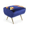 Toiletpaper Upholstered Wooden Armchair - Lipsticks  option Lipsticks Ottoman