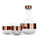 Tank Whiskey Decanter  option Whisky Glasses (Set of 2)
