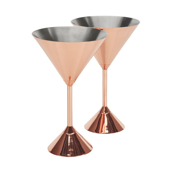 Plum Martini Glasses (Set of 2)