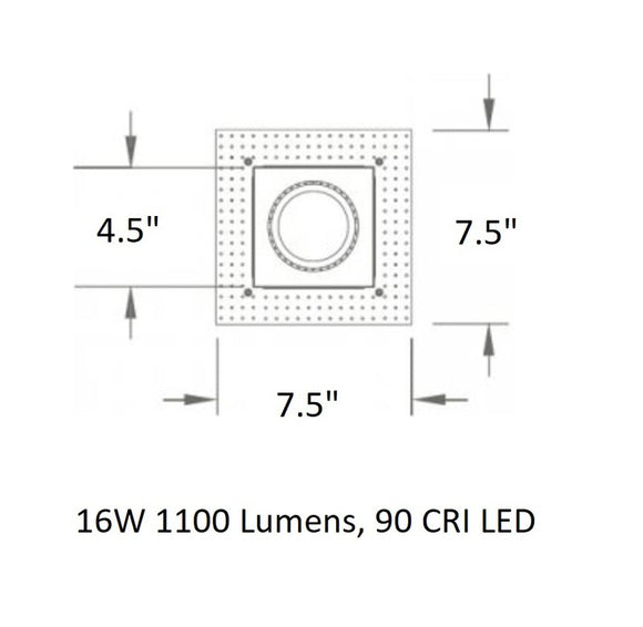 Precision Multiple Spots Trimless Trim