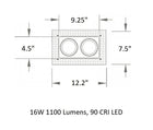 Precision Multiple Spots Trimless Trim