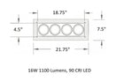 Precision Multiple Spots Trimless Trim