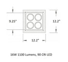 Precision Multiple Spots Trimless Trim