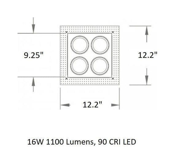 Precision Multiple Spots Trimless Trim