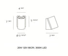 Oblique Wall Light