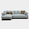 LRG Left Sectional Sofa  option Foam Linen Blend 5-F