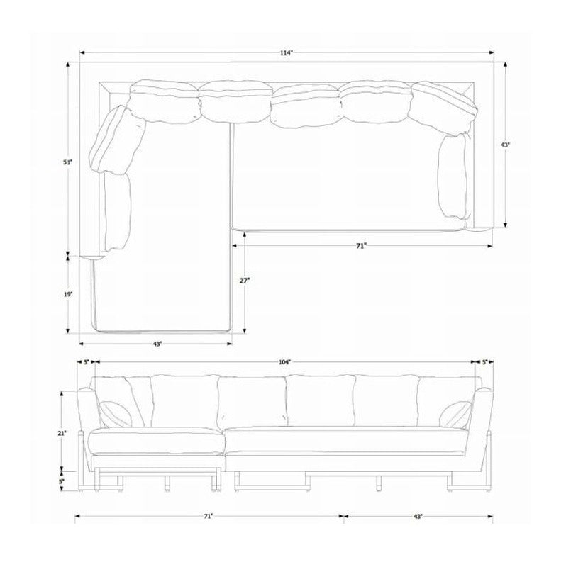 LRG Left Sectional Sofa