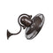 Laura Wall Fan  option Textured Bronze
