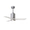 Patricia PA3 Ceiling Fan  option Brushed Nickel / Matte White