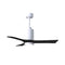 Patricia PA3 Ceiling Fan  option Gloss White / Matte Black