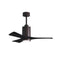 Patricia PA3 Ceiling Fan  option Textured Bronze / Matte Black