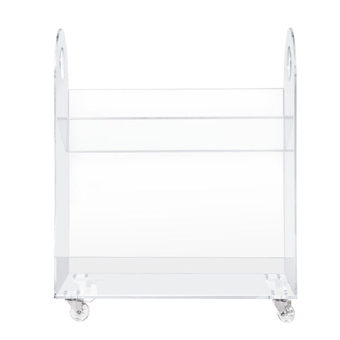 Presto Acrylic Bookcase and Cart