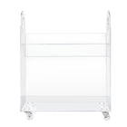 Presto Acrylic Bookcase and Cart