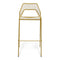 Hot Mesh Bar and Counter Stool  option Natural Yellow