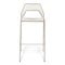 Hot Mesh Bar and Counter Stool  option Off White