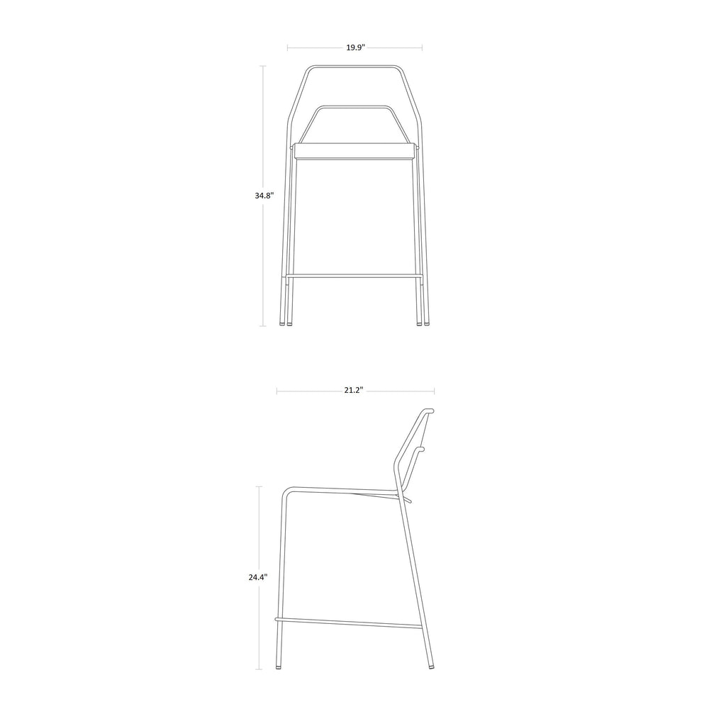 Hot Mesh Bar and Counter Stool