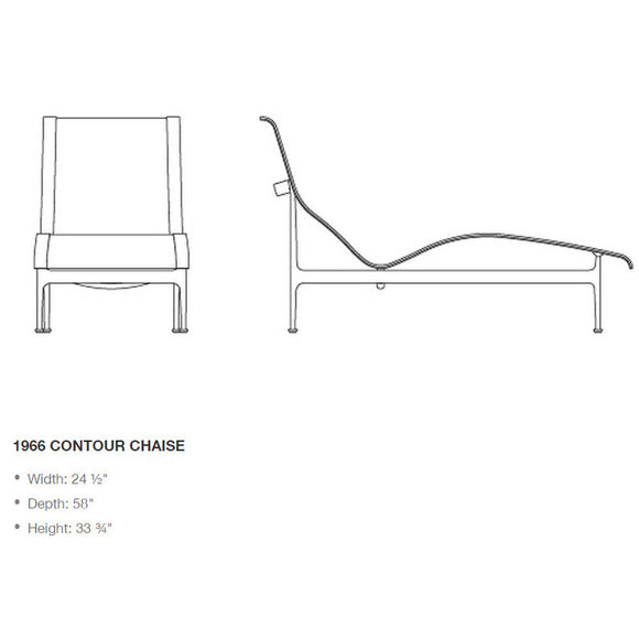 1966 Contour Lounge Chaise