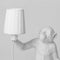 The Monkey Lamp Standing Version  option White