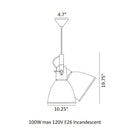 Stirrup 3 Bracket Pendant Light