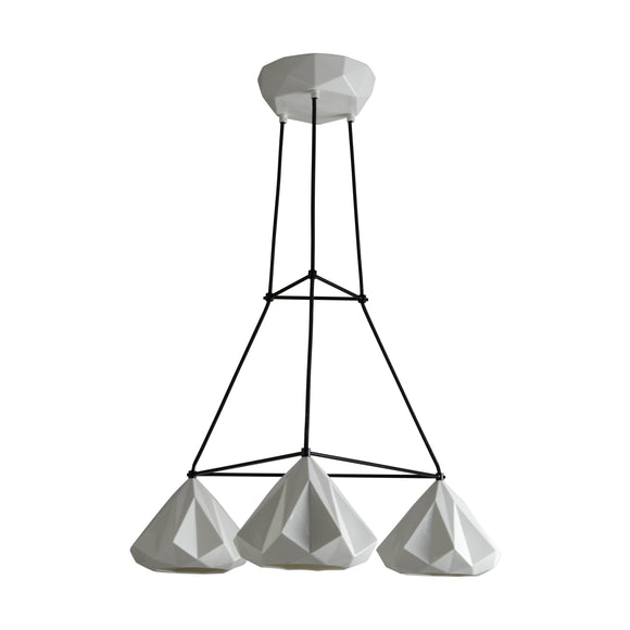 Hatton 1 Triangular Grouping Pendant Light