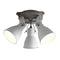 Stirrup Triple Semi Flush Mount  option White