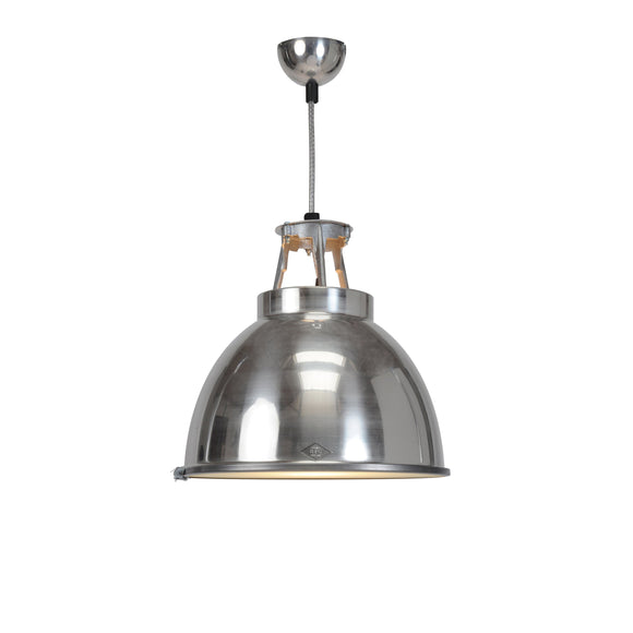 Titan Pendant Light with Etched Glass
