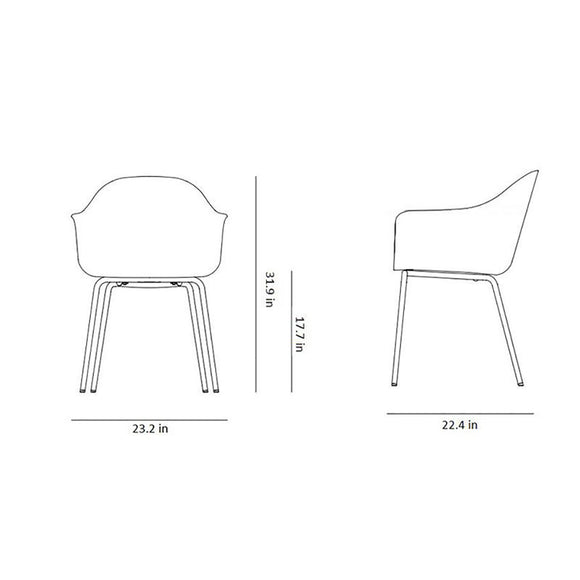 Harbour Chair - Steel Base