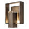 Shadow Box Outdoor Sconce  option Coastal Bronze
