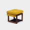 Melinda Bench with Shelf  option Mustard Wool H-457 MU