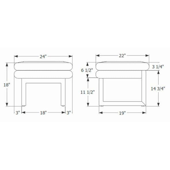 Melinda Bench with Shelf