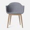 Harbour Upholstered Chair - Wood Base  option 751 - Fiord