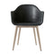 Harbour Upholstered Chair - Wood Base  option Natural Oak