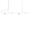 Counterpoint™ LED Linear Pendant Light  option Satin White